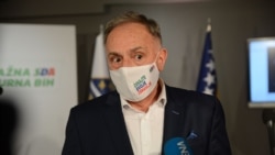 Halid Genjac u obraćanju medijima, 15. novembar