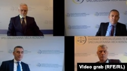 Pamje e marrë nga video-incizimi i konferencës së shtatë statusore në Dhomat e Specializuara në Hagë. 14 shtator 2021. 