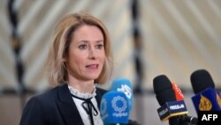 Šefica spoljne politike EU Kaja Kallas u Briselu, 27. januara 2025.