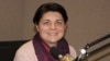 Natalia Gavrilița în studioul Europei Libere