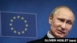 Президент Росії Володимир Путін у Брюсселі. Архівне фото