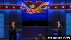 Donald Tramp i Džo Bajden tokom prve predizborne kampanje 