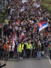 Српски студенти на дводневен протестен марш од Белград до Нови Сад
