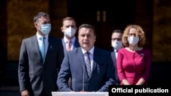 Премиерот Зоран Заев со дел од министрите во Владата