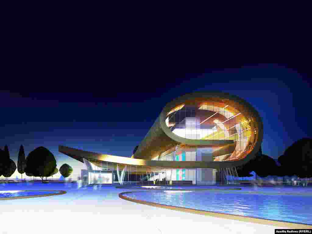 Finanțată de către stat, clădirea Muzeului de Stat al Covoarelor şi Artelor Aplicate de la Baku va arăta ca un covor rulat. 