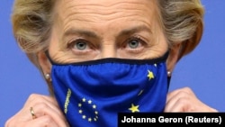 Ursula von der Leyen, az Európai Bizottság elnöke, Brüsszelben 2020. október 1-én.