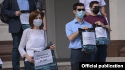 Protest al PAS la Procuratura Generală, 25 iunie 2020