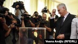 Tomislav Nikolić na izborima u Srbiji, 20. svibanj 2012.