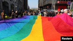 Aktivisti u Beogradu, oktobar 2012.