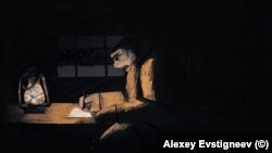 Кадр из фильма Алексея Евстигнеева "Папины письма"