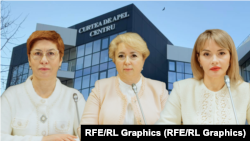 Судьи Апелляционной палаты Центра: Марина Антон, Оксана Робу, Виктория Сырбу.