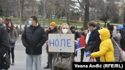 Во Белград се одржа протест за задржувањето на Новак Ѓоковиќ во Мелбурн,6.1.2021