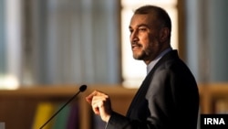 Ministri i Jashtëm i Iranit, Hossein Amir-Abdollahian. 6 janar 2022.
