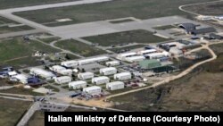 Aeroporti i Gjakovës, pamje nga ajri. 