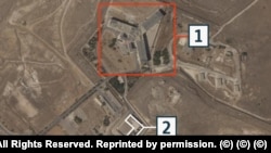 Сателитна снимка на затвора "Сайдная" в Сирия, 2 септември 2024 г.