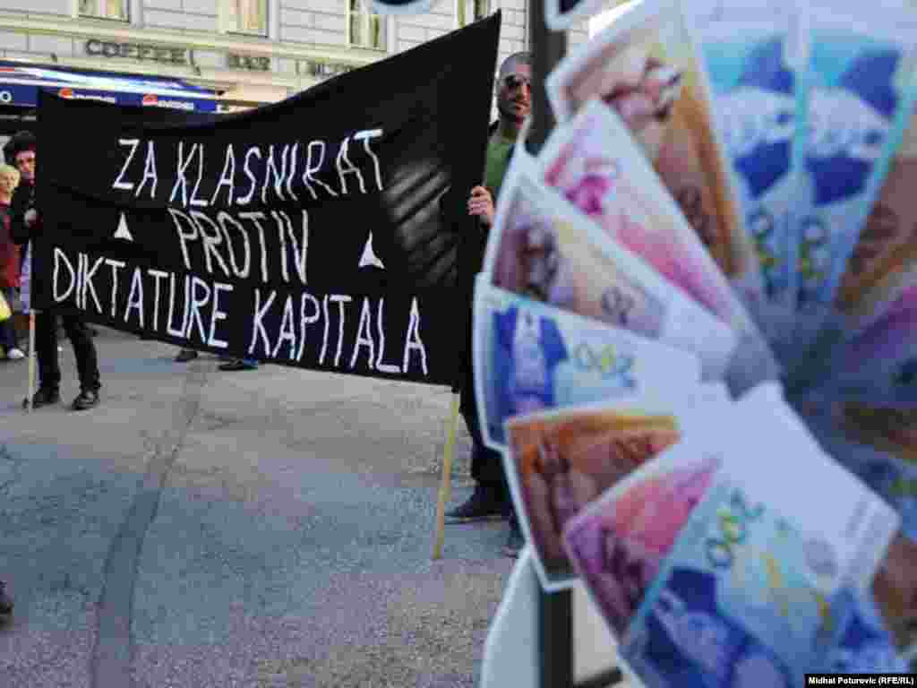 Protesti protiv neoliberalnog kapitalizma, Sarajevo, 15. oktobar 2011