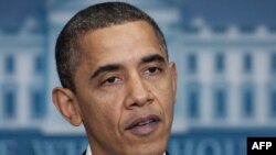 Barak Obama prilikom obraćanja u Bijeloj kući