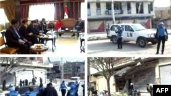 Kombo fotografija koje su humanitarci snimili u Homsu 7. marta