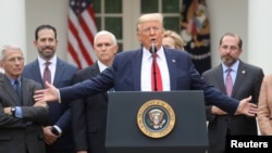 Donald Trump declarând starea de urgență, 13 martie 2020