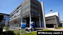 A Magyar Televízió Kunigunda utcai székháza 2011. augusztus 18-án.