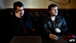 Ruski komičari Vladimir "Vovan" Kuznjecov (lijevo) i Aleksej "Lexus" Stoljarov