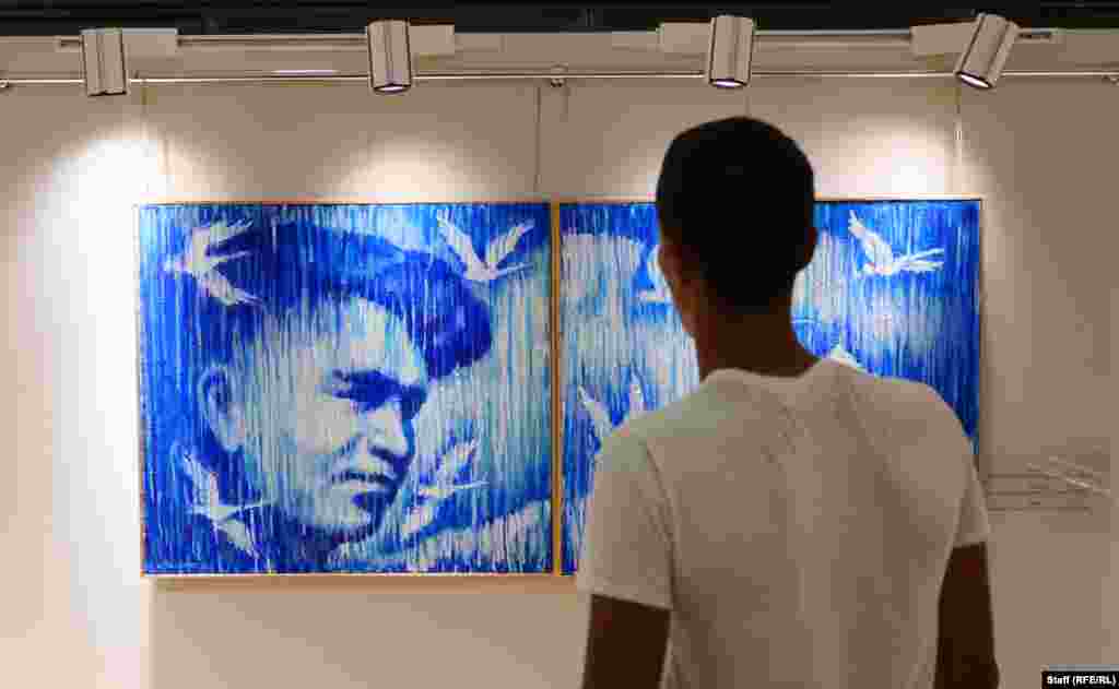 Портрет на Каримов в тийнейджърска възраст.