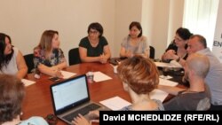 შეხვედრა რუსთავის დემოკრატიული ჩართულობის ცენტრში