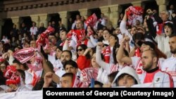 Болельщики сборной Грузии в Ереване