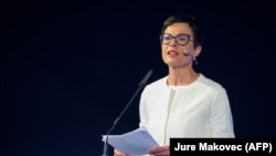 Европската комесарка за проширување Марта Кос