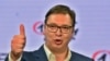Aleksandar Vučić, predsednik Srbije i Srpske napredne stranke u izbornoj noći 21. juna 2020.