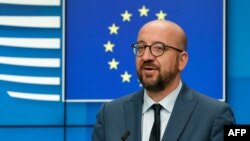 Белгийският премиер Шарл Мишел малко след назначаването му за председател на Съвета на ЕС.