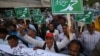 Protesta në Pakistan. 