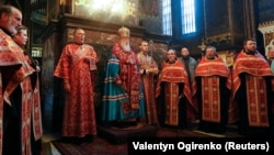 Patrijarh Filaret u glavnoj ukrajinskoj crkvi u Kijevu