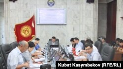 На заседании ЦИК.