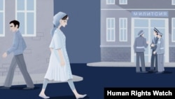 Naslovnica nedavno objavljenog izvještaja Hjuman rajts voča (Human Rights Watch) o nasilju u porodici u Tadžikistanu.