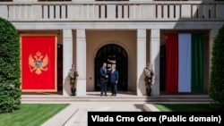 Crnogorski i mađarski premijer Milojko Spajić i Viktor Orban u Budimpešti, 1. jul 2025.