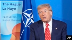 Дональд Трамп в Гааге