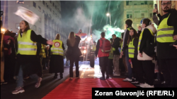 Crveni tepih za studente iz Novog Pazara, Beograd, Srbija, 28. oktobar 2025.