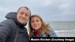 Maxim Kirchev me motrën e tij, Nina Kirchev. Fotografi nga arkivi.