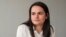 Оппозиционный белорусский политик Светлана Тихановская во время интервью в Вильнюсе, 8 сентября 2020 года.