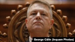 Prima apariție publică a președintelui Iohannis după demiterea guvernului Orban