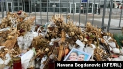 Železnička stanica u Novom Sadu šest meseci nakon nesreće, 25. april 2025.
