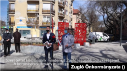 A polgármester és a képviselő 2021. április 12-én átadja a felújított teret, ahol akár kiülős terasz is lehetne