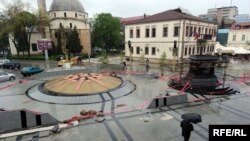 Просторот каде што е планирано поставување на споменикот на Филип Втори 