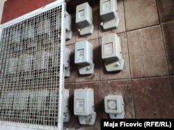 Njehsorë të energjisë elektrike në Mitrovicë të Veriut. 9 shkurt 2022.