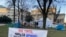 Serbia - Protest of the activists of the Go-Change initiative and the Association of Environmental Organizations of Serbia in Belgrade, February 11, 2022