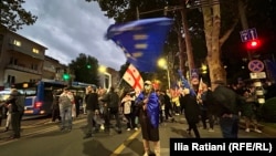 Акция протеста в Тбилиси, 13 сентября