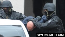 Hapšenej Vitomira Bajića, sardnika Darka Šarića, Beograd, 16. novembar 2010
