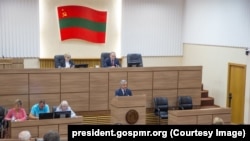 Vadim Krasnoselski a prezentat „Sovietul Suprem” inițiativa sa legislativă de echivalare a termenului „Transnistria” cu conceptele de fascism și nazism