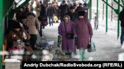 КПВВ «Станица Луганская», январь 2019 года